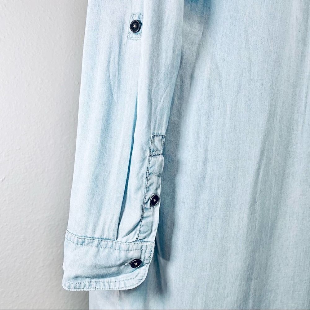 SO Shirt Dress Relaxed Denim Womens Small - Picture 6 of 13